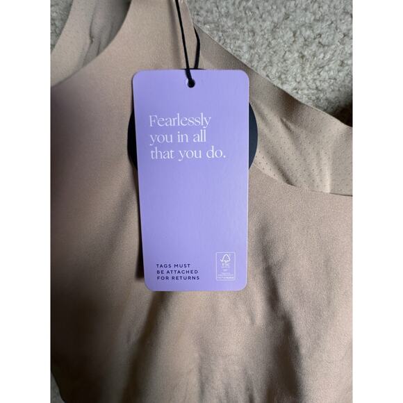 NWT HoneyLove PETITE Liftwear Cami Bodysuit Sand Shapewear Beige Compression XL - Picture 5 of 15